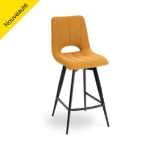 Chaise Haute Coralie en tissu 8 coloris (Girardeau)